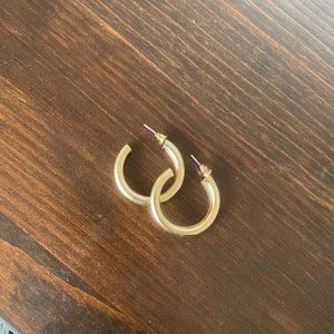 Brandy Melville Gold Hoop Earrings
